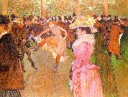  Henri  Toulouse-Lautrec Training of the New Girls by Valentin at the Moulin Rouge oil painting picture wholesale